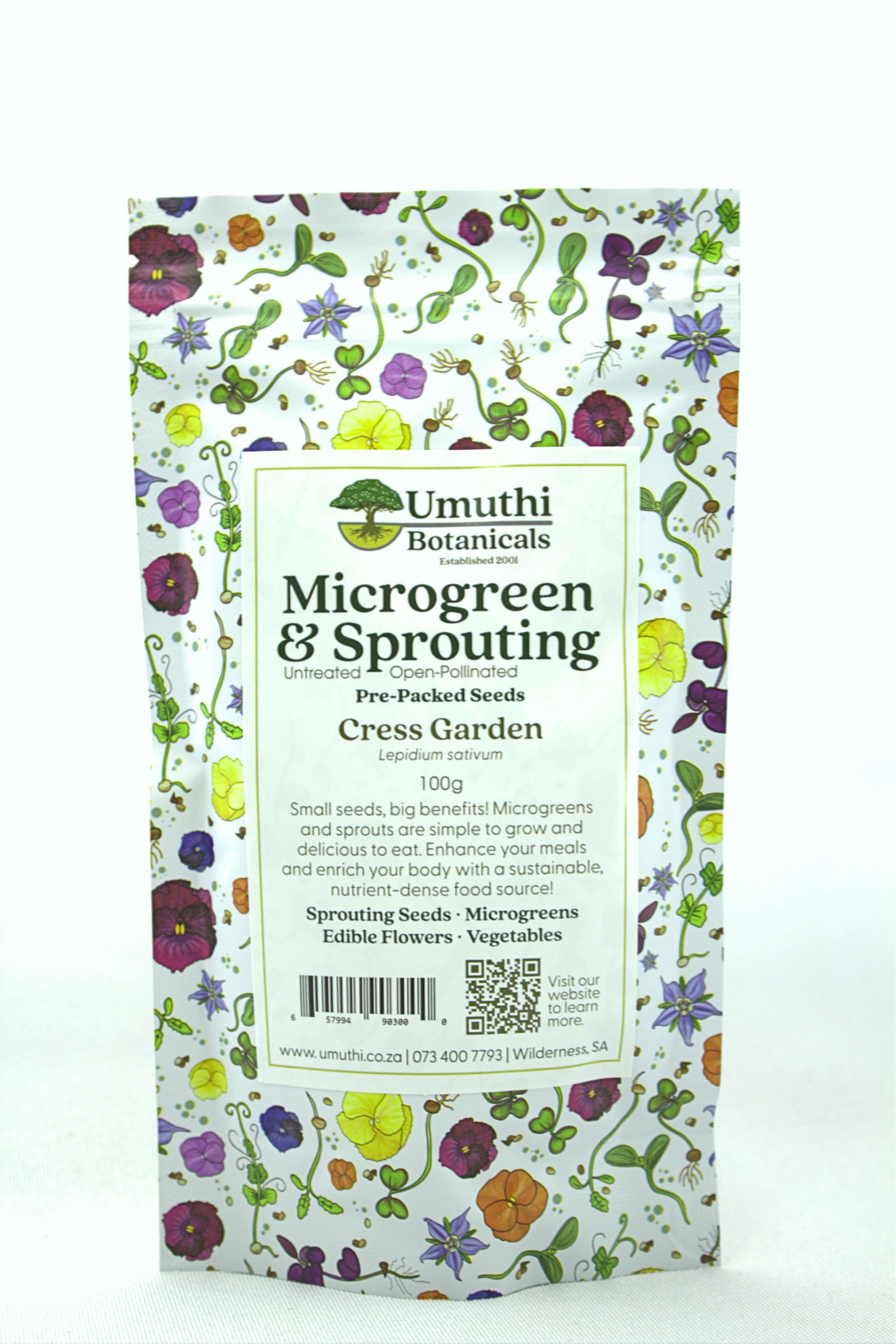 Cress Garden Seed - Microgreen & Sprouting Seeds