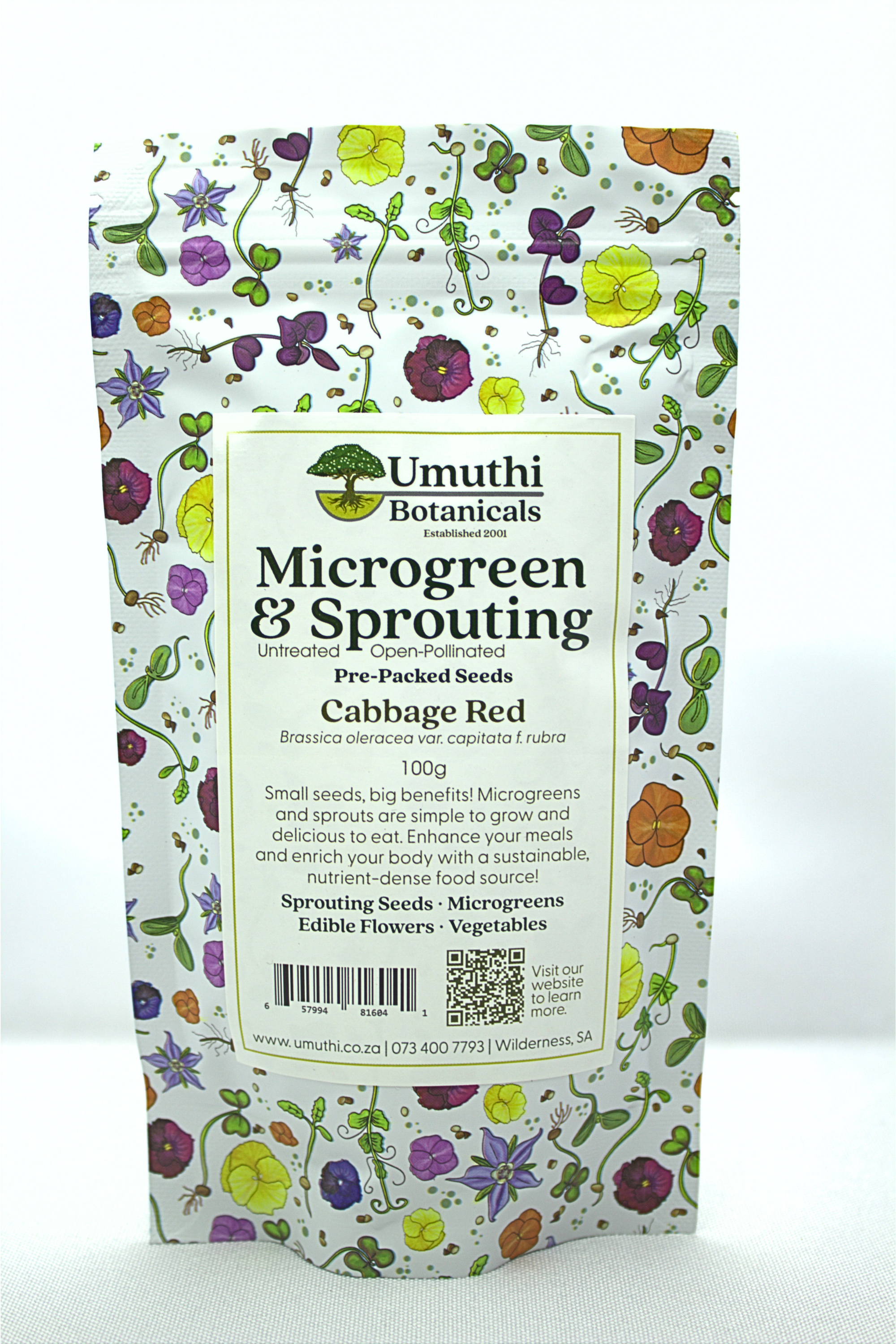 Cabbage Red Seed - Microgreen & Sprouting Seeds
