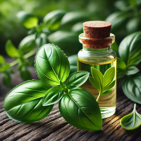 BASIL OIL (SWEET) - ocimum basilicum - 100% Pure