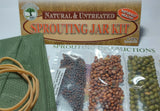 SPROUTING JAR KIT – FOR 4 JARS WITH STARTER SEED PACK
