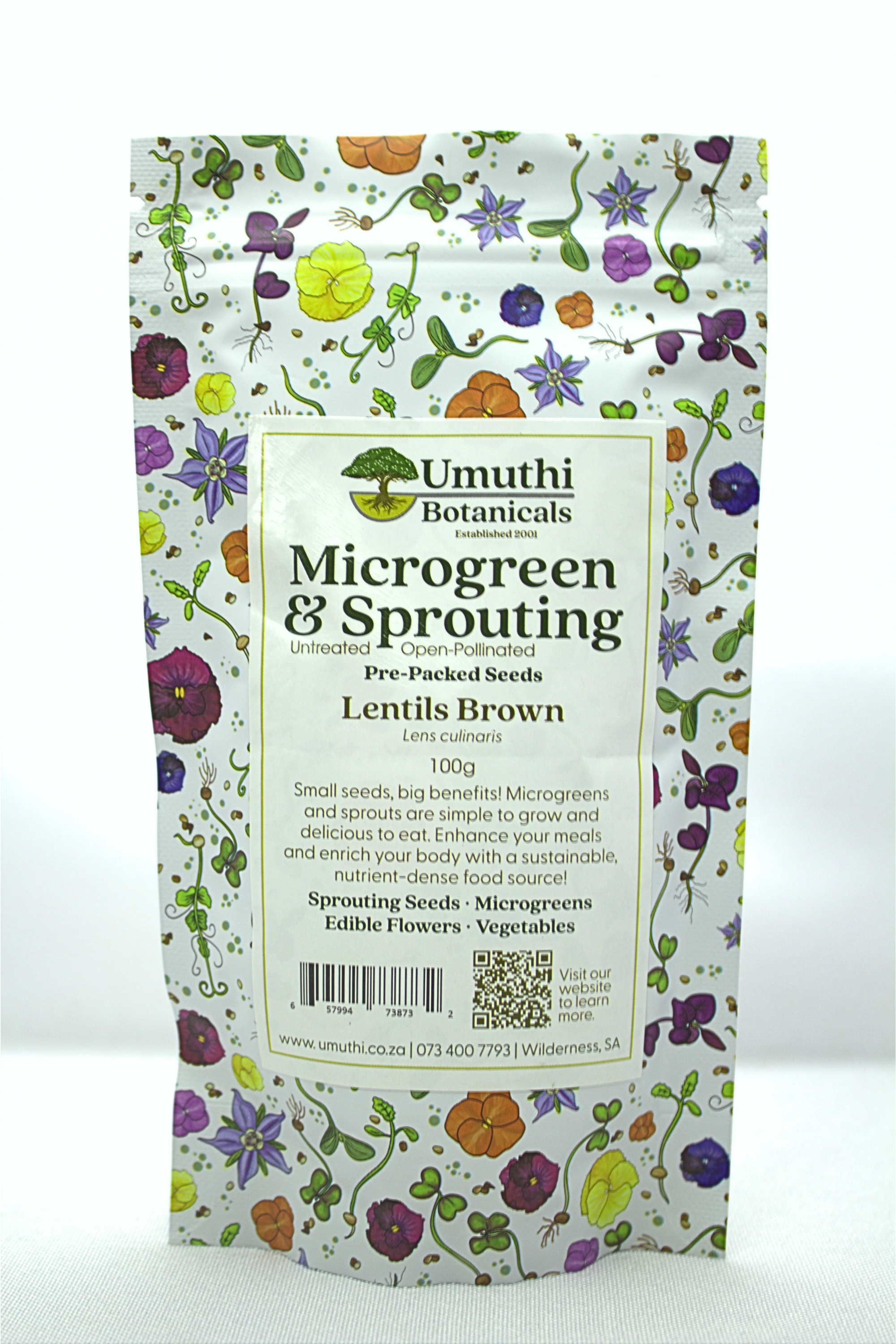 Lentil Brown Seed - Microgreen & Sprouting Seeds
