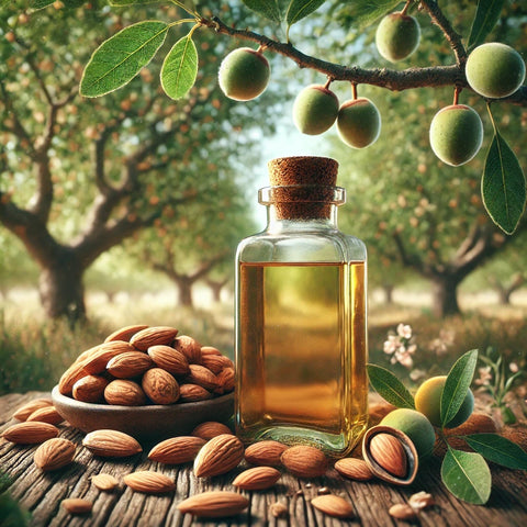 Almond Oil (Sweet)- prunus dulcis - Cold Pressed -100% Pure