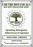 Swiss Chard Fordhook  - Approx 150 seeds - Raw Open Pollinated