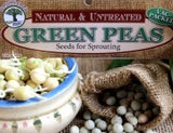 GREEN PEAS - Sprouting Seeds - Natureal & Untreated -