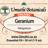 Organic Geranium Pelargonium 30 ml label