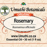 Organic rosemary rosa rubiginosa 30ml label